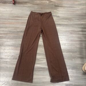 Anna Sui Espresso Wide-Leg Pants